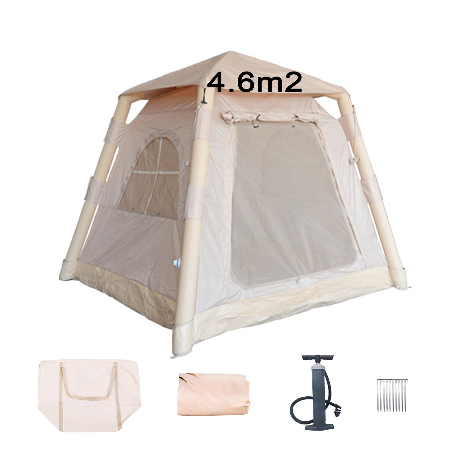 Tenda Tiup Ringan 4,6 Meter Pe - Outdoor Camping Tent ulasan dan harga