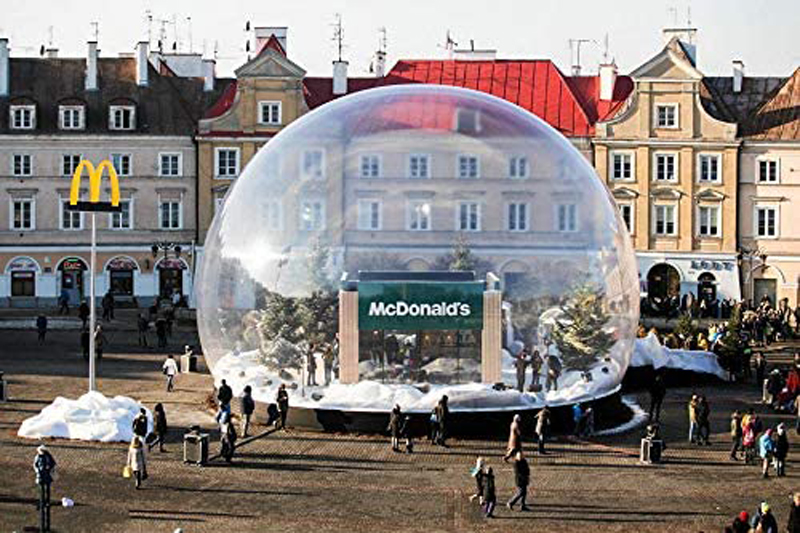 Tenda Igloo Gelembung Tiup Tra - Outdoor Camping Exhibition ulasan dan harga