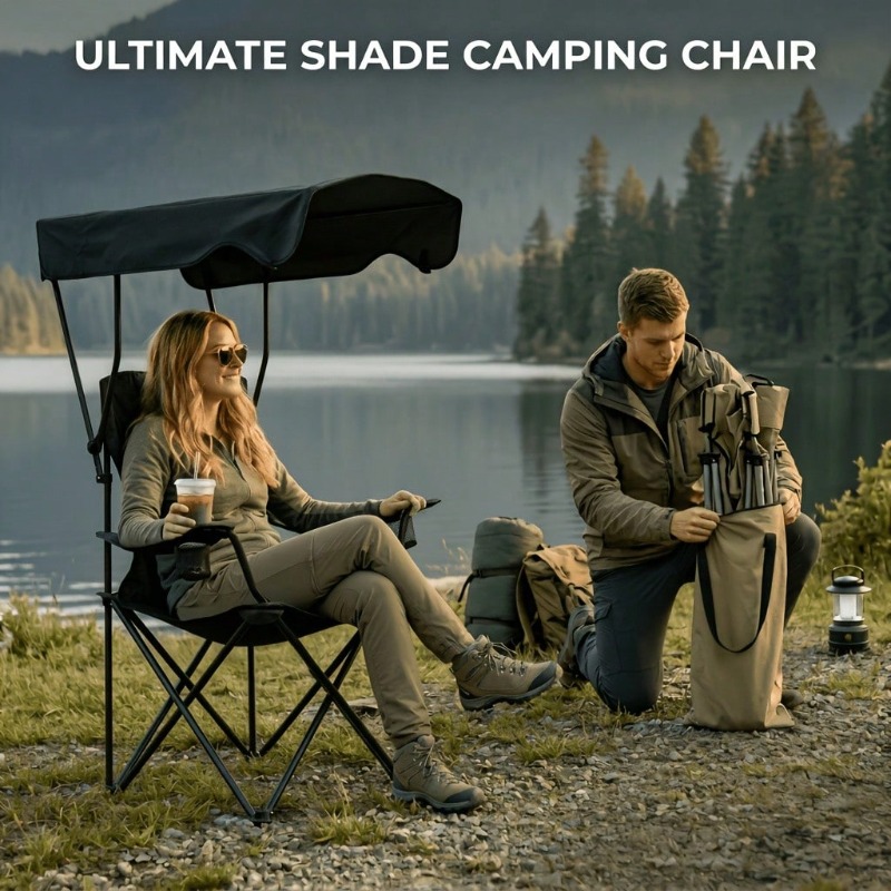 Kursi Berkemah Luar Ruangan De - Outdoor Activities In Camping ulasan dan harga