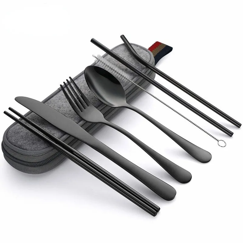 Peralatan makan perjalanan, pe - Outdoor Camping Utensils ulasan dan harga