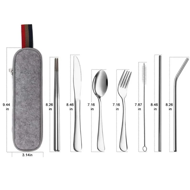 Peralatan makan perjalanan, pe - Outdoor Camping Utensils ulasan dan harga